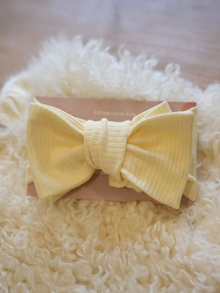 I Love Candy - Topknot Headwrap Lemon Drop