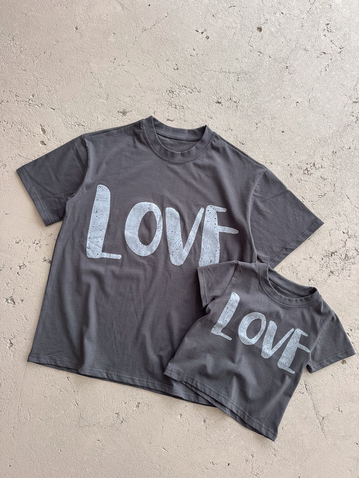 I Love You More - Love Tee - Grey