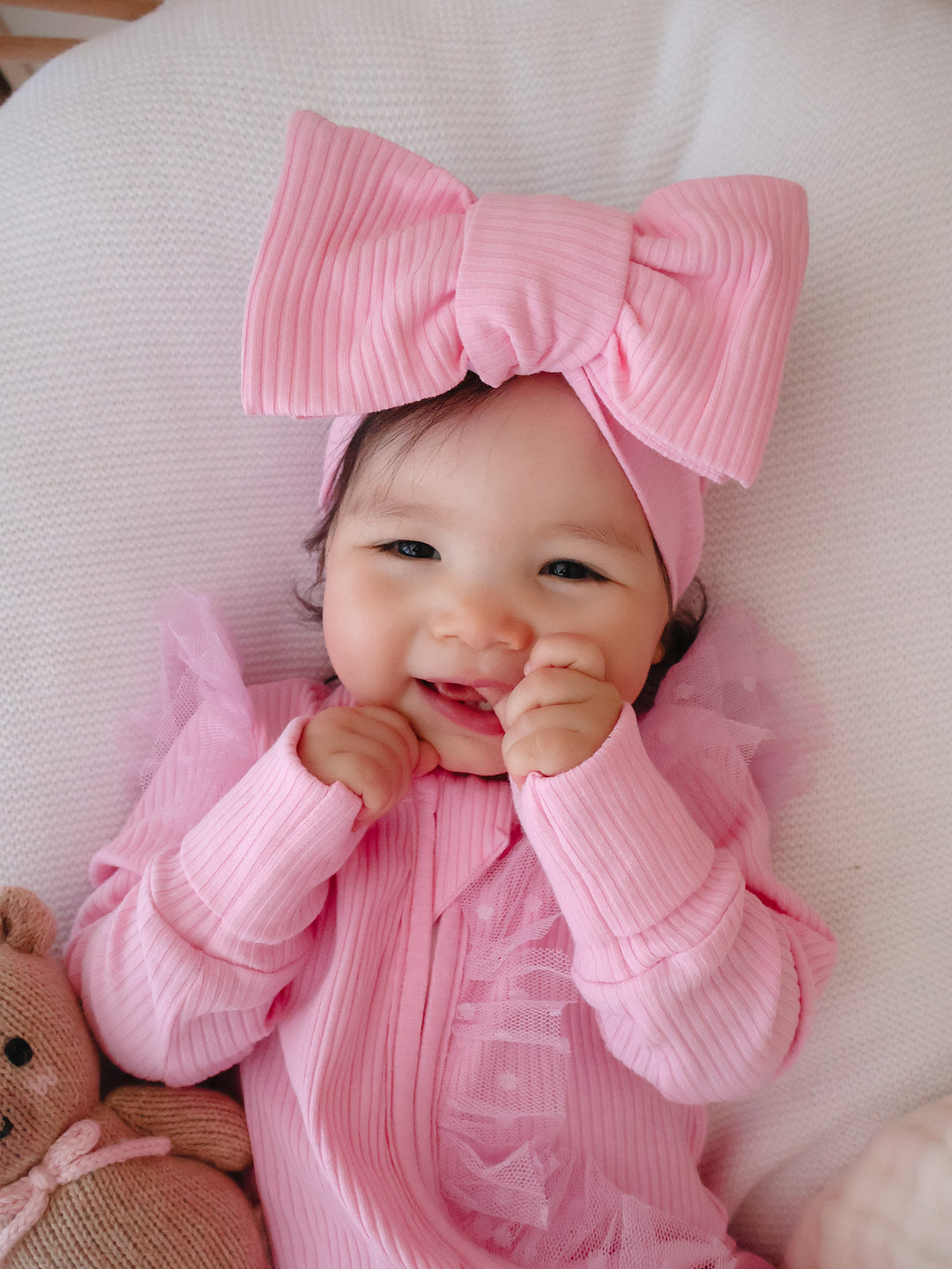 I Love Candy - Topknot Headwrap Bubblegum