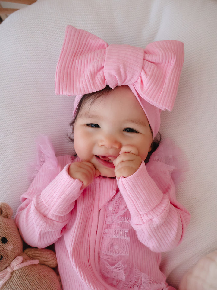 I Love Candy - Topknot Headwrap Bubblegum