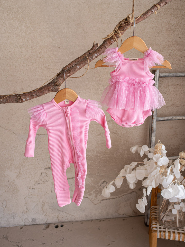 I Love Candy Onesie - Bubblegum