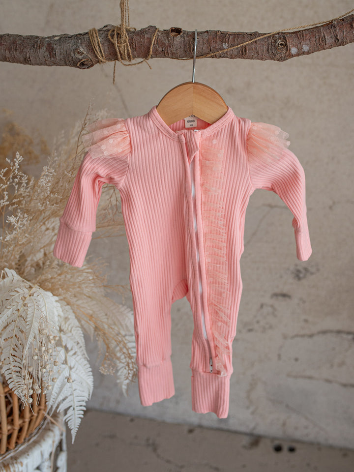 I Love Candy Onesie - Peach