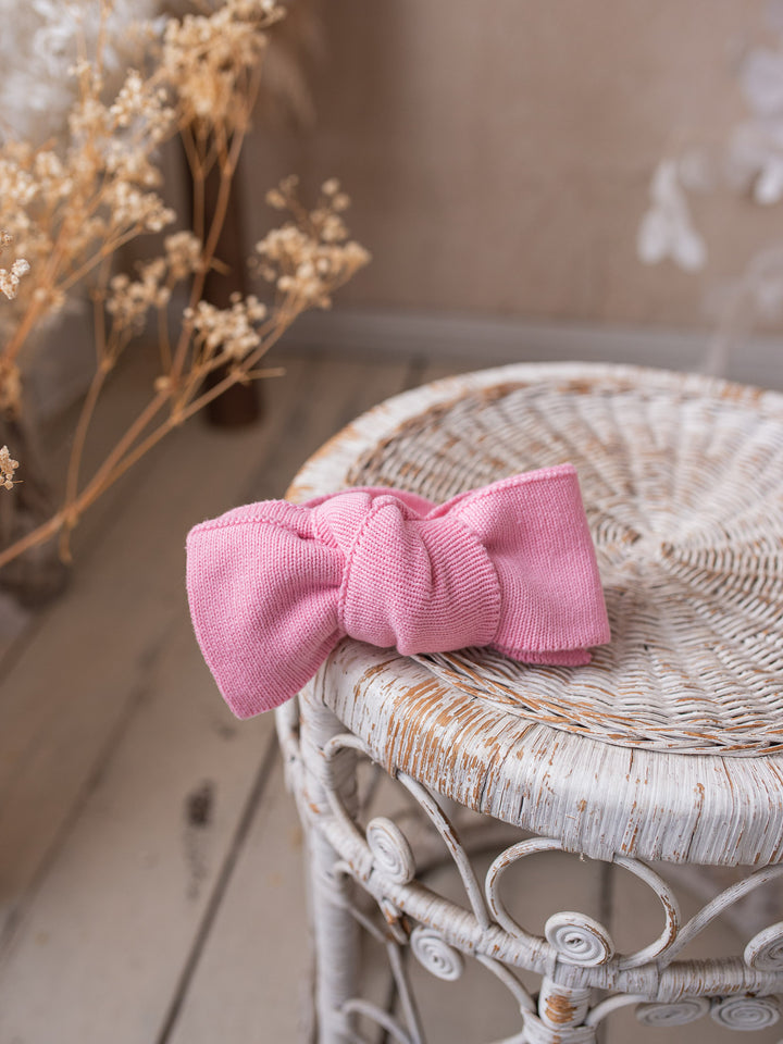 Pure - Knitted Oversized Topknot Headwrap Flamingo
