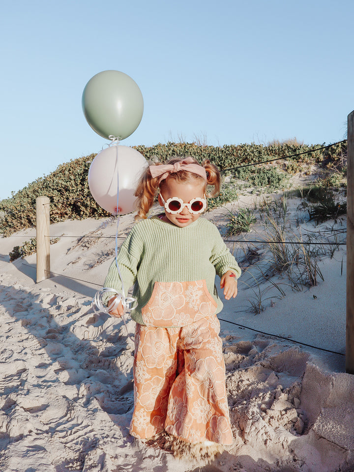 Lace Story Sweater - Sage