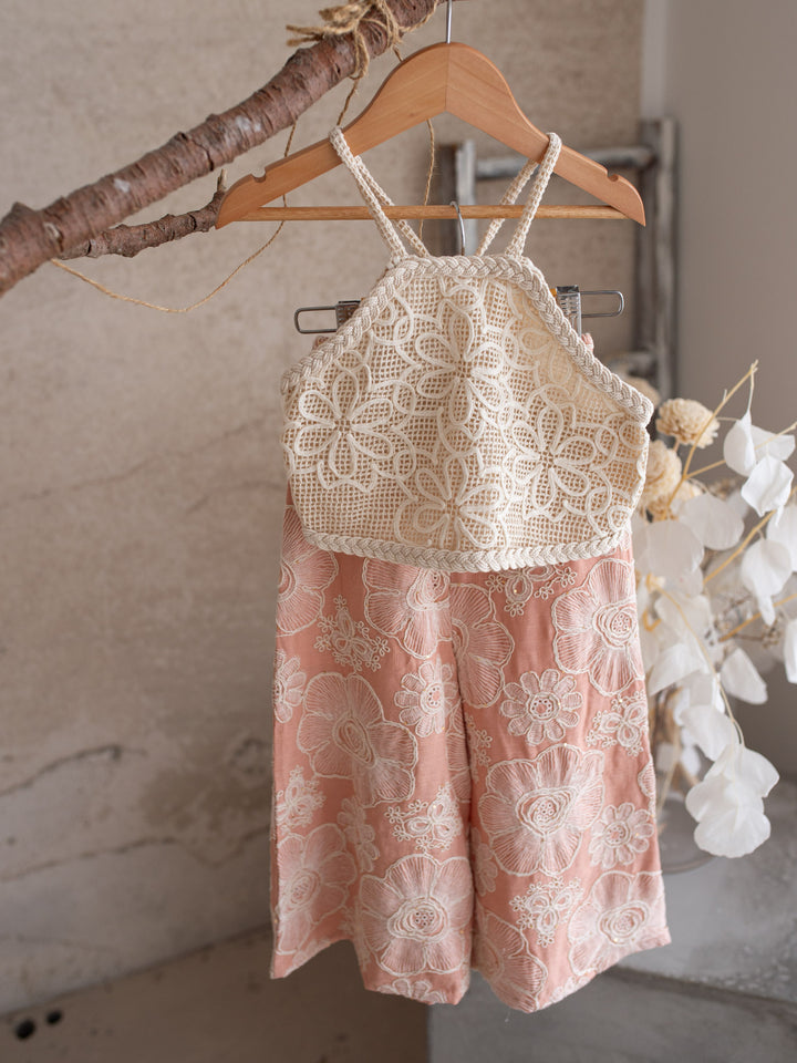 Lace Story Halter Top