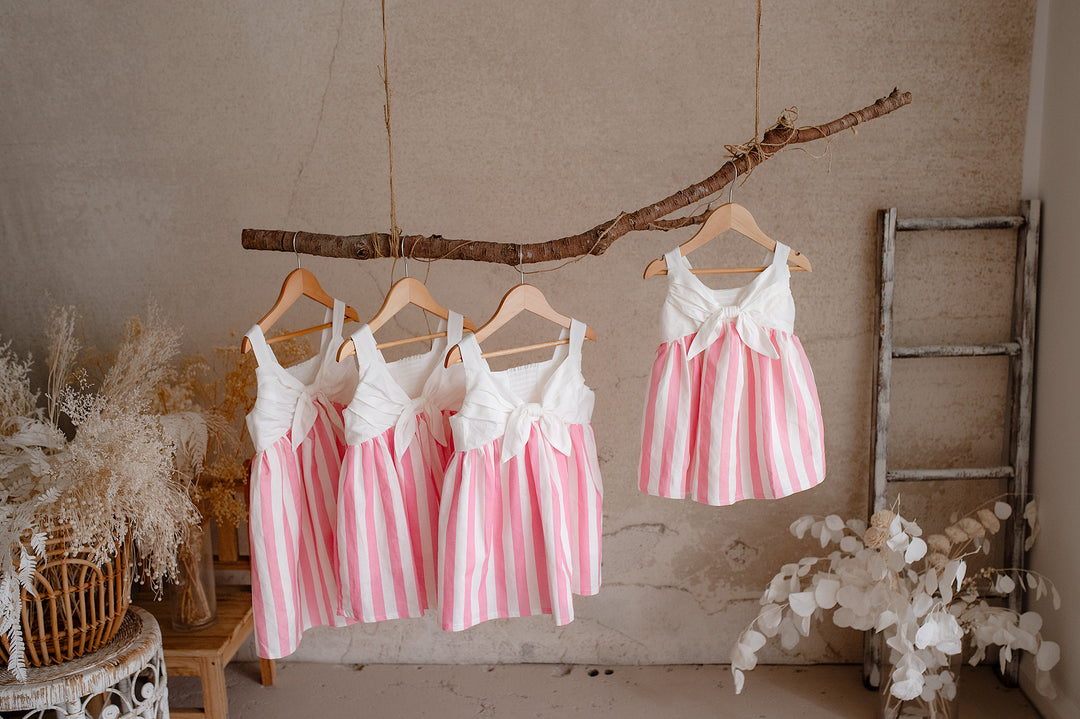 Lemonade Lane Linen Dress