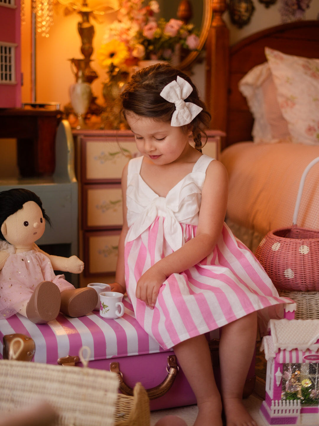 Lemonade Lane Linen Dress