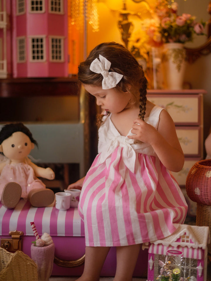 Lemonade Lane Linen Dress