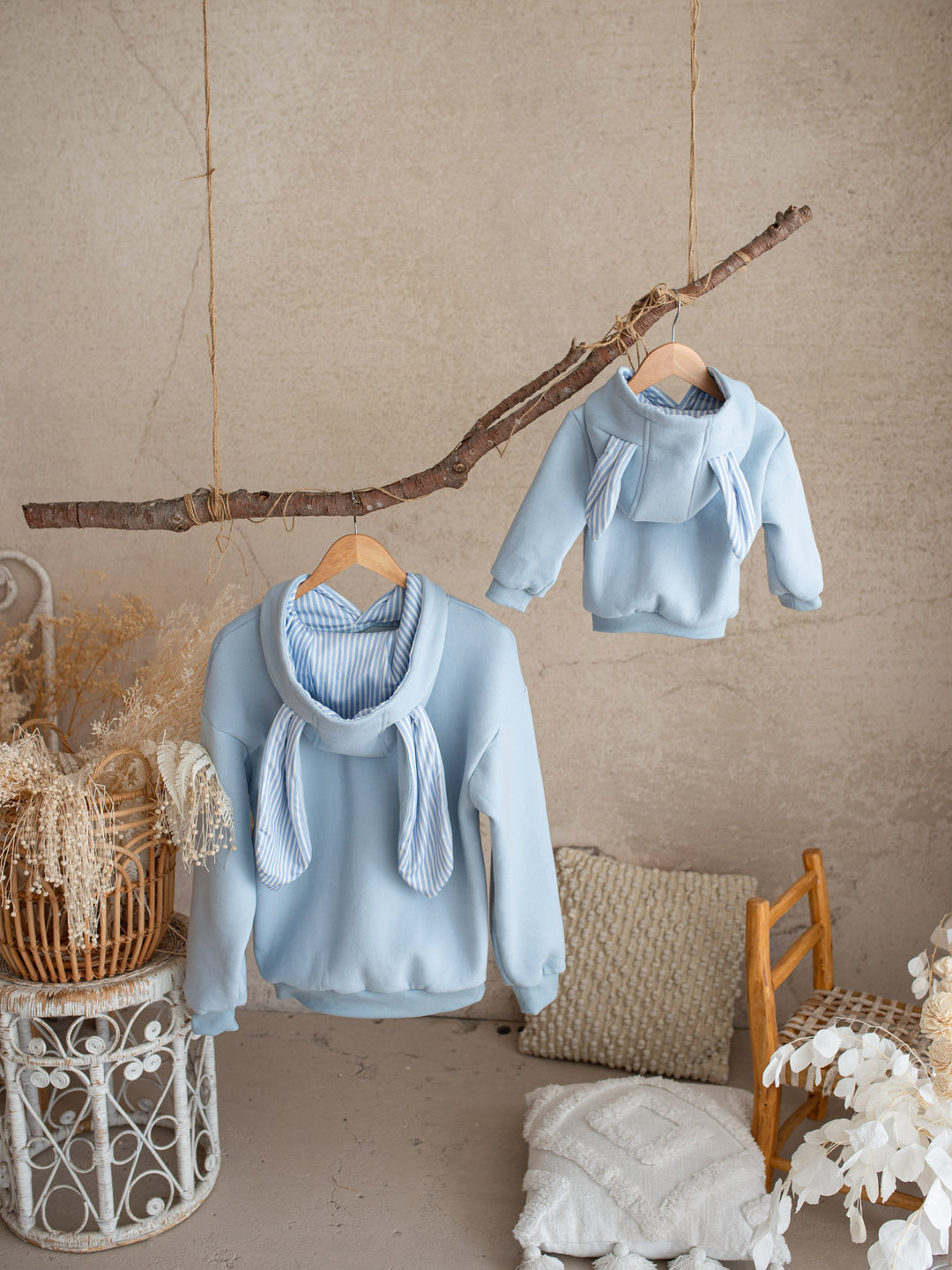 Little Hopper Hoodie - Blue