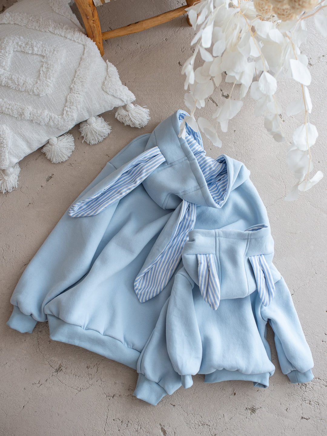 Little Hopper Hoodie - Blue