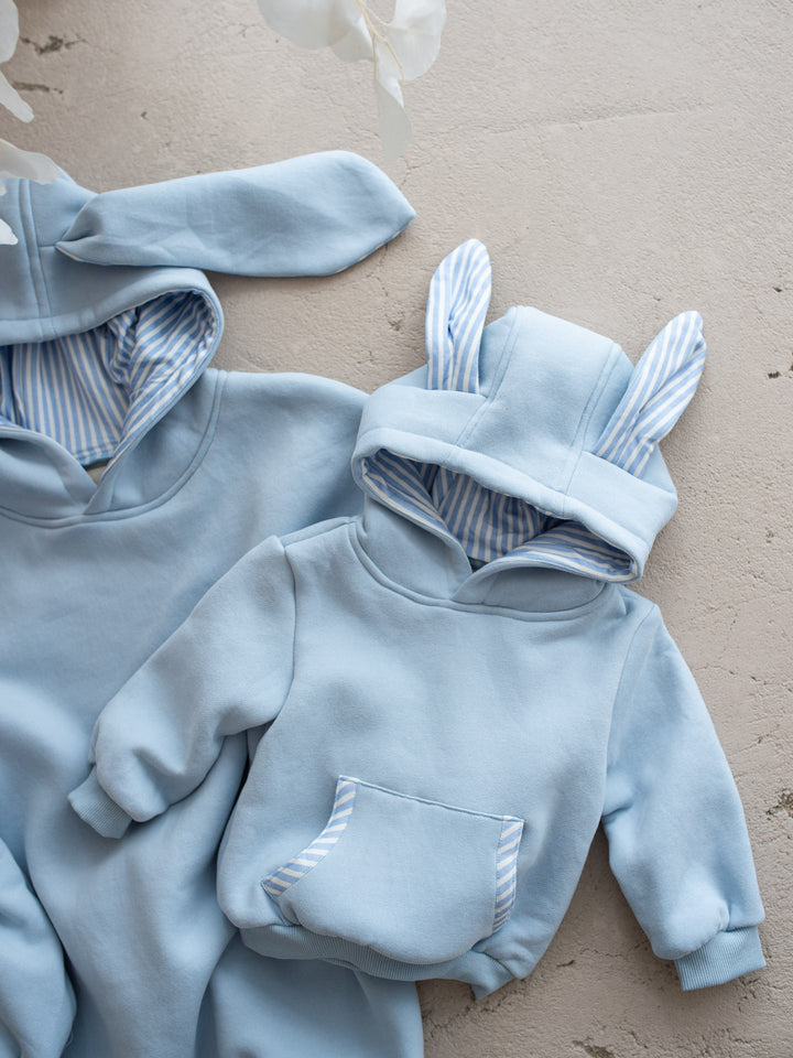 Little Hopper Hoodie - Blue