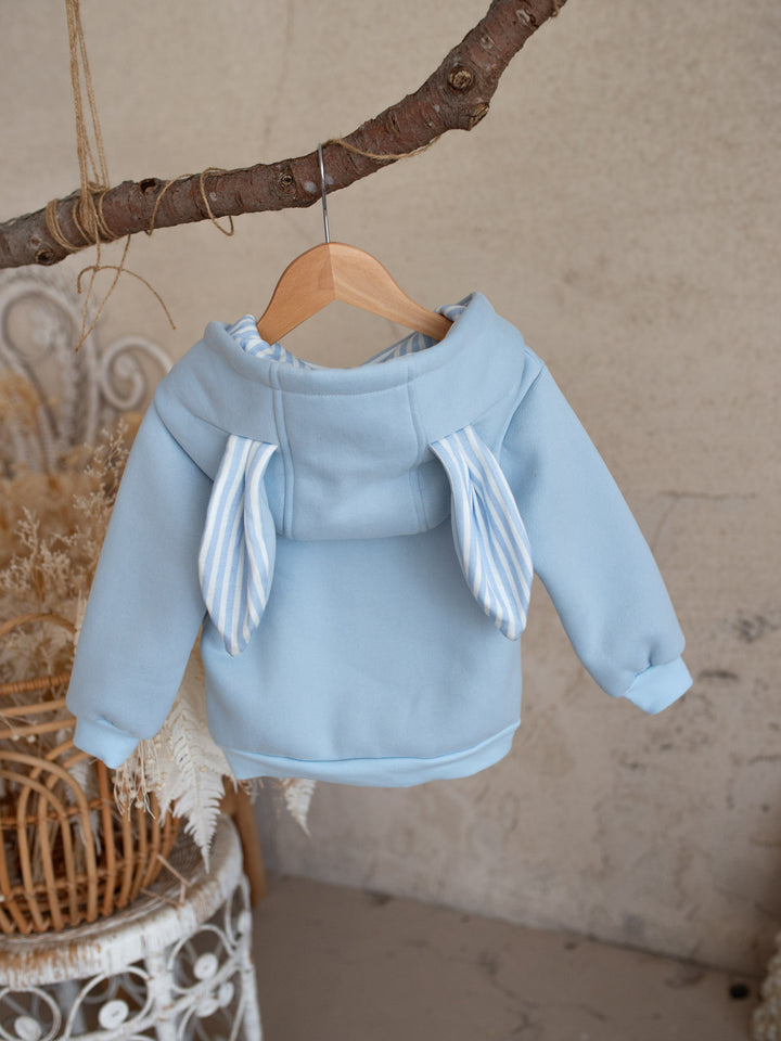 Little Hopper Hoodie - Blue