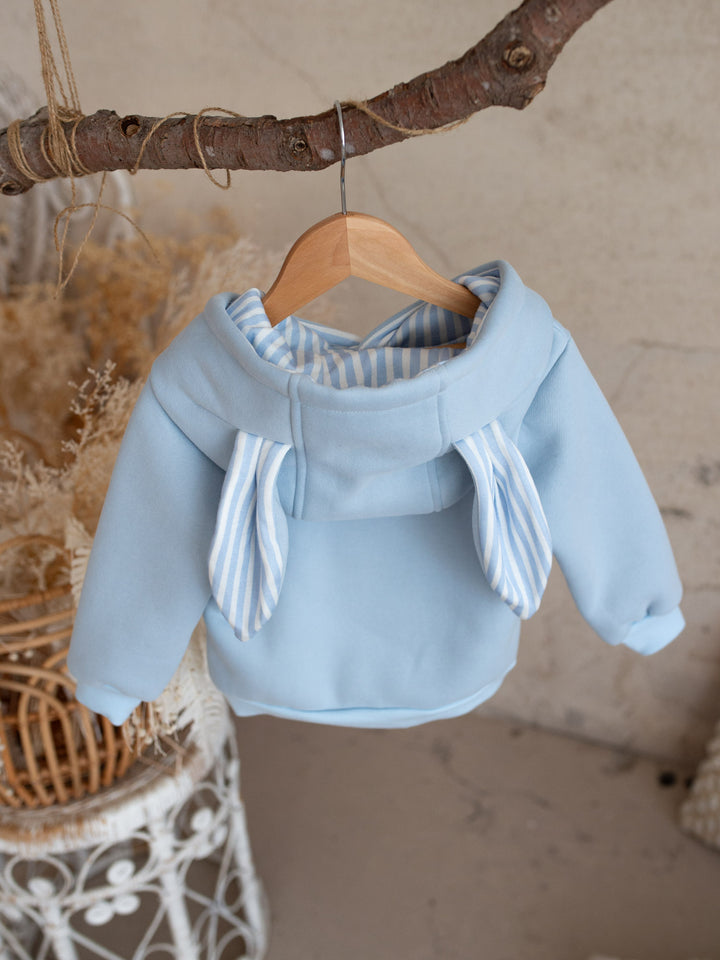 Little Hopper Hoodie - Blue