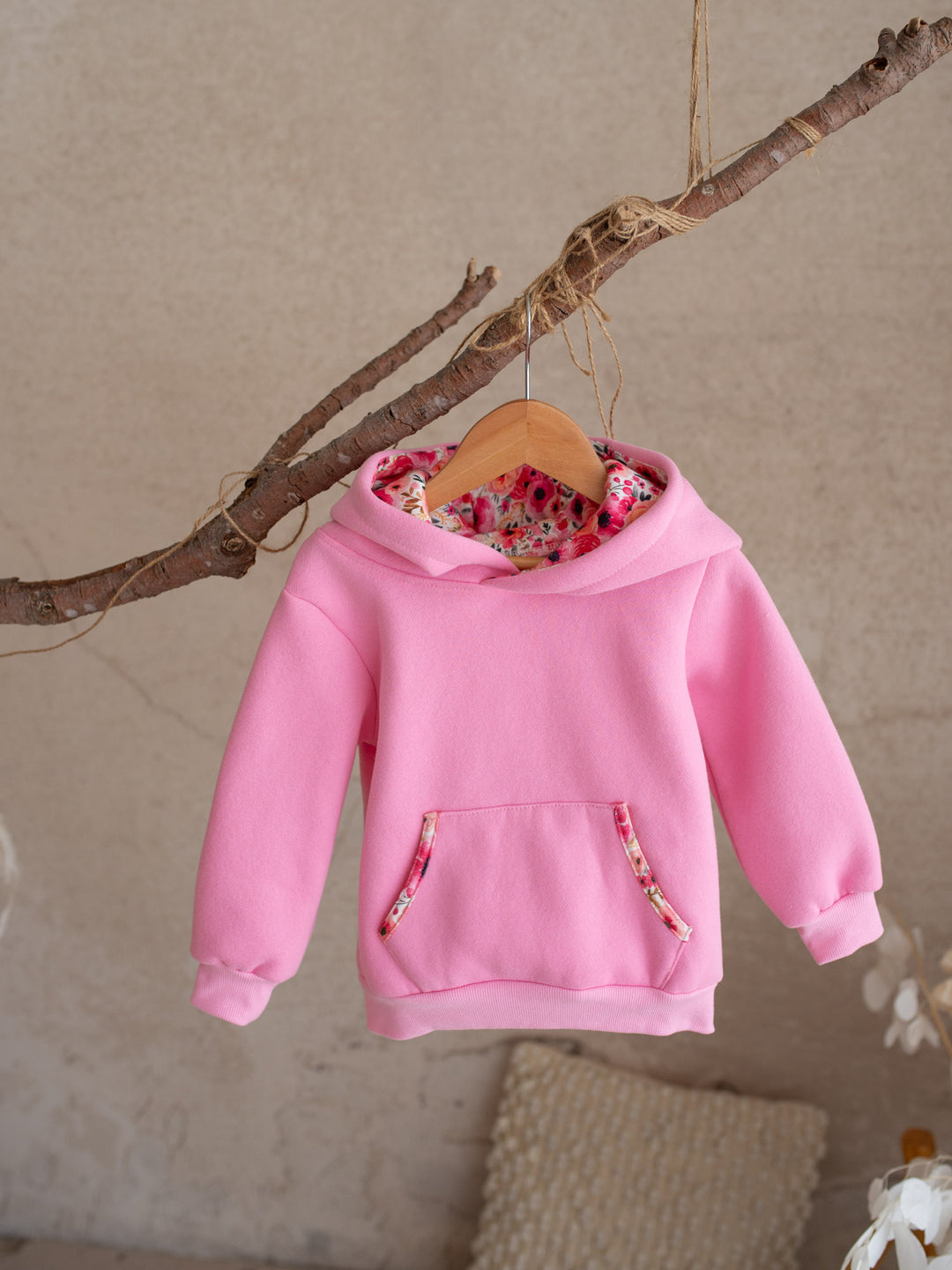 Little Hopper Hoodie - Bubblegum Pink