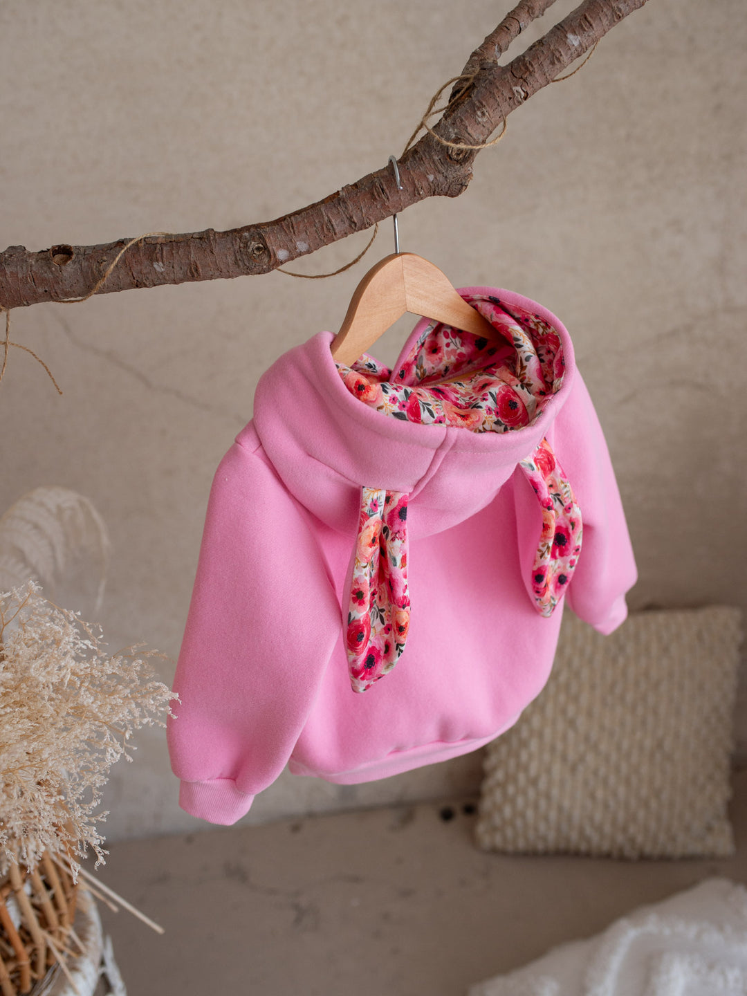 Little Hopper Hoodie - Bubblegum Pink