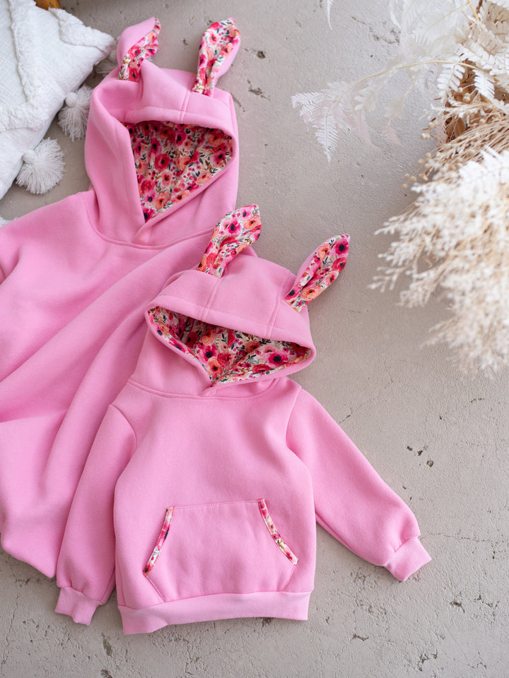 Little Hopper Hoodie - Bubblegum Pink