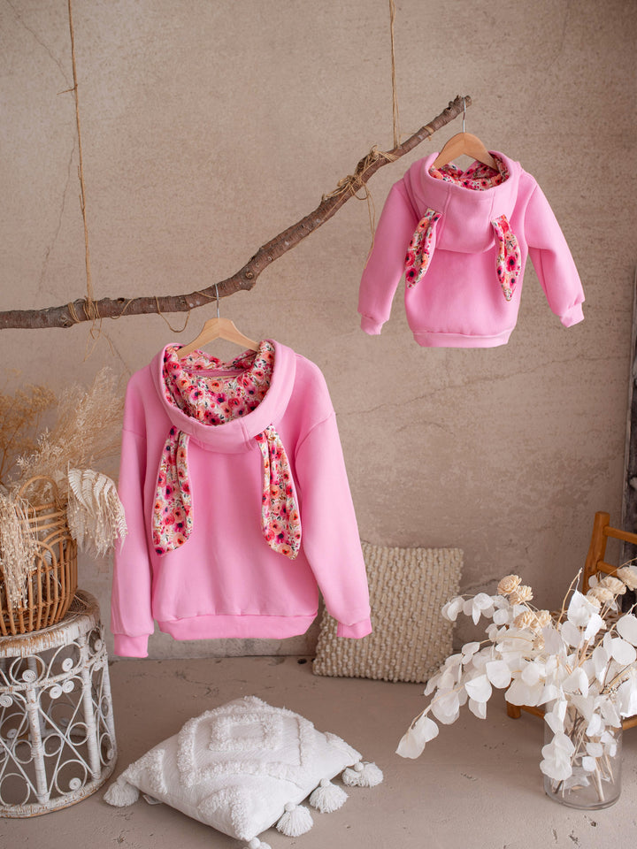 Little Hopper Hoodie - Bubblegum Pink