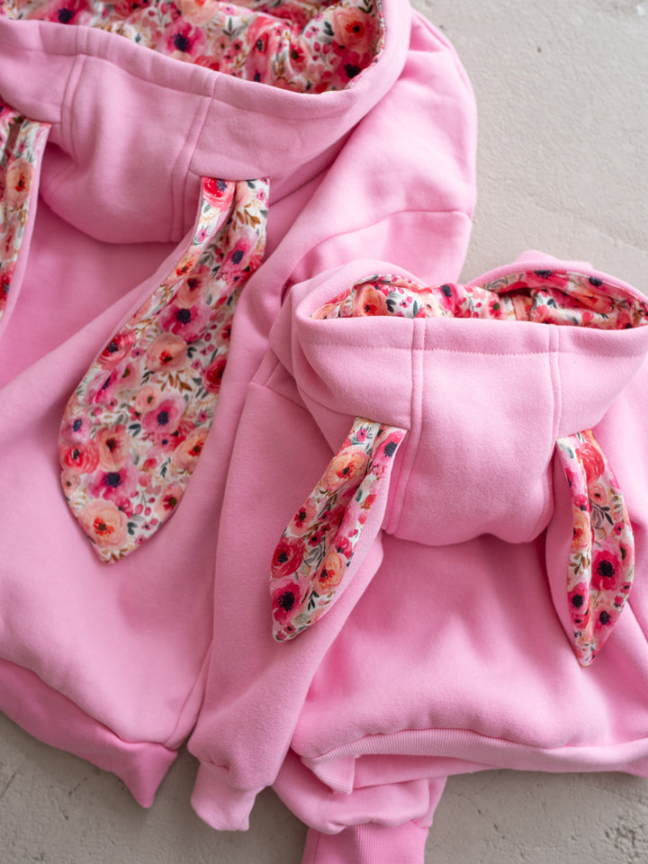 Little Hopper Hoodie - Bubblegum Pink