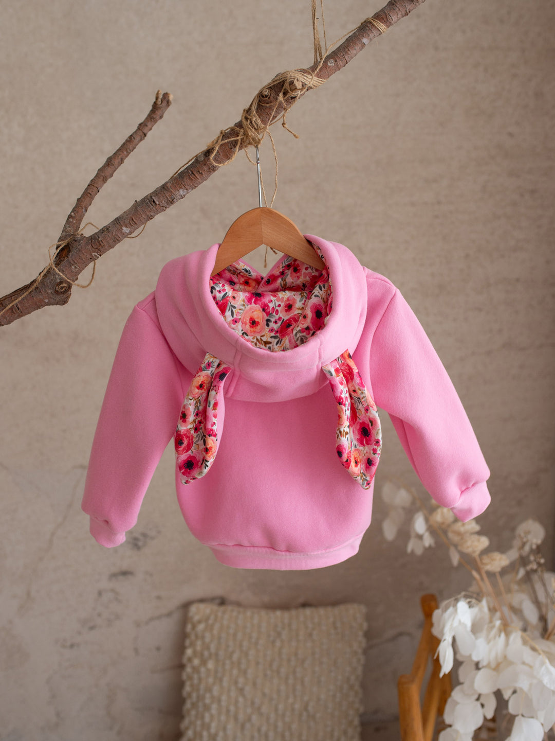 Little Hopper Hoodie - Bubblegum Pink