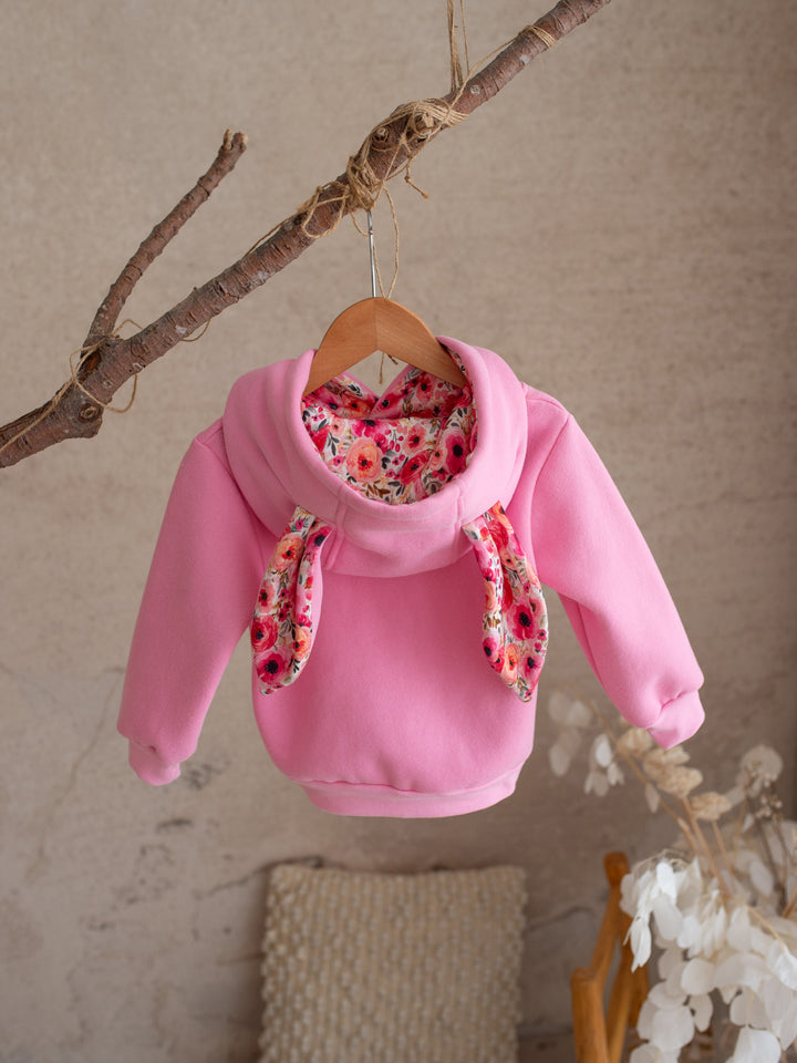 Little Hopper Hoodie - Bubblegum Pink