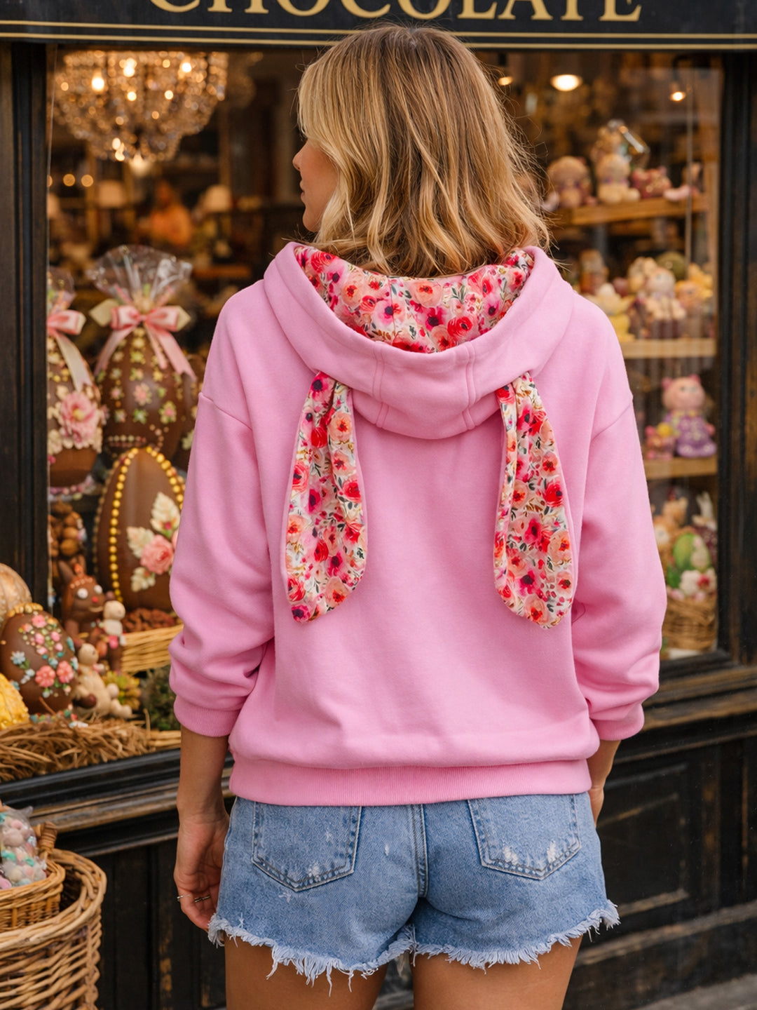 Hopper Hoodie For Mama - Bubblegum Pink