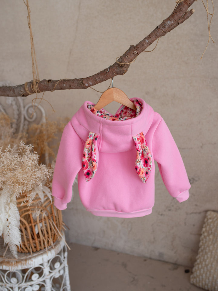 Little Hopper Hoodie - Bubblegum Pink