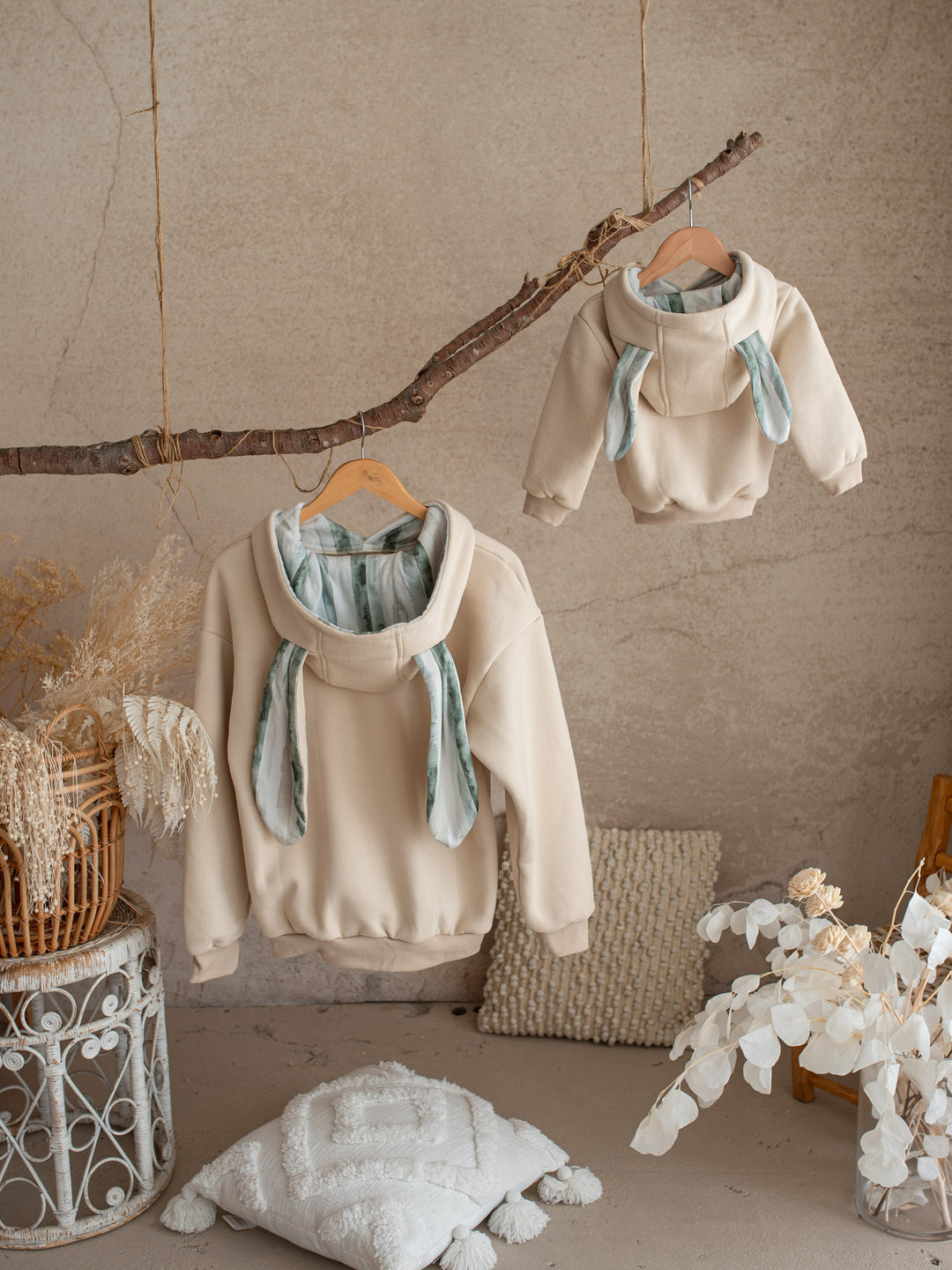 Hopper Hoodie For Mama - Light Beige