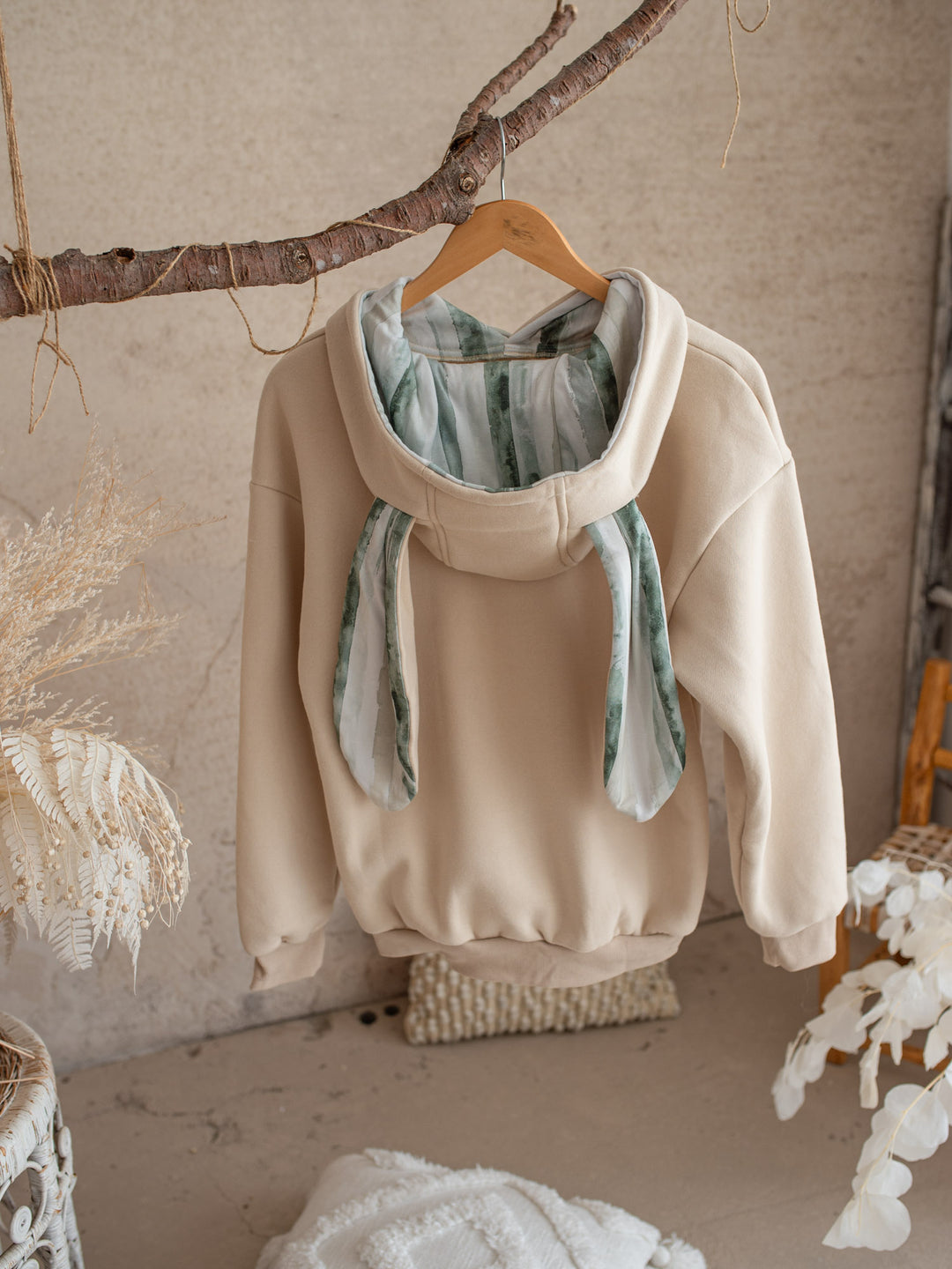 Hopper Hoodie For Mama - Light Beige