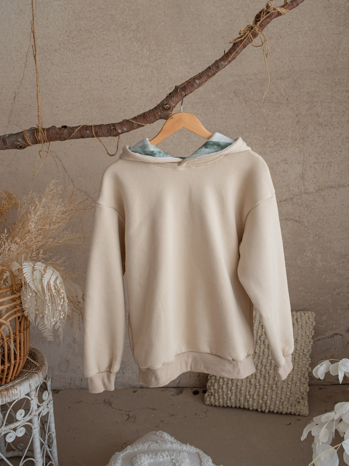 Hopper Hoodie For Mama - Light Beige