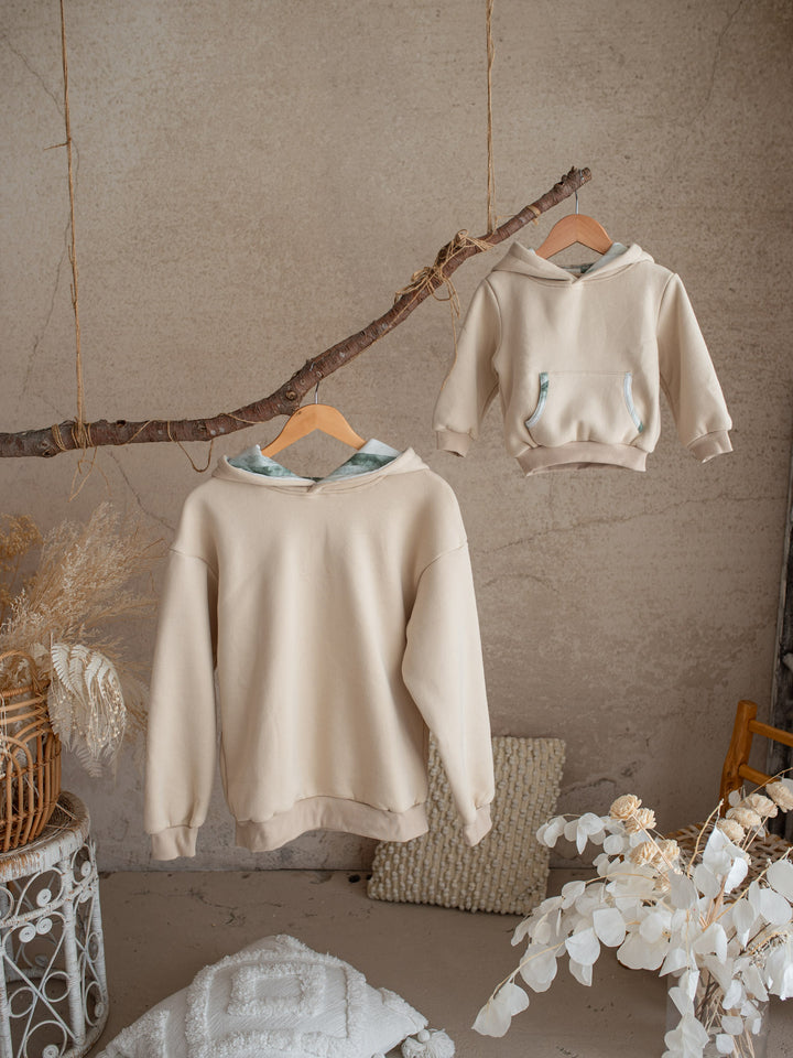 Hopper Hoodie For Mama - Light Beige
