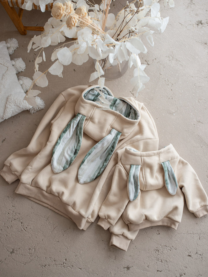 Hopper Hoodie For Mama - Light Beige