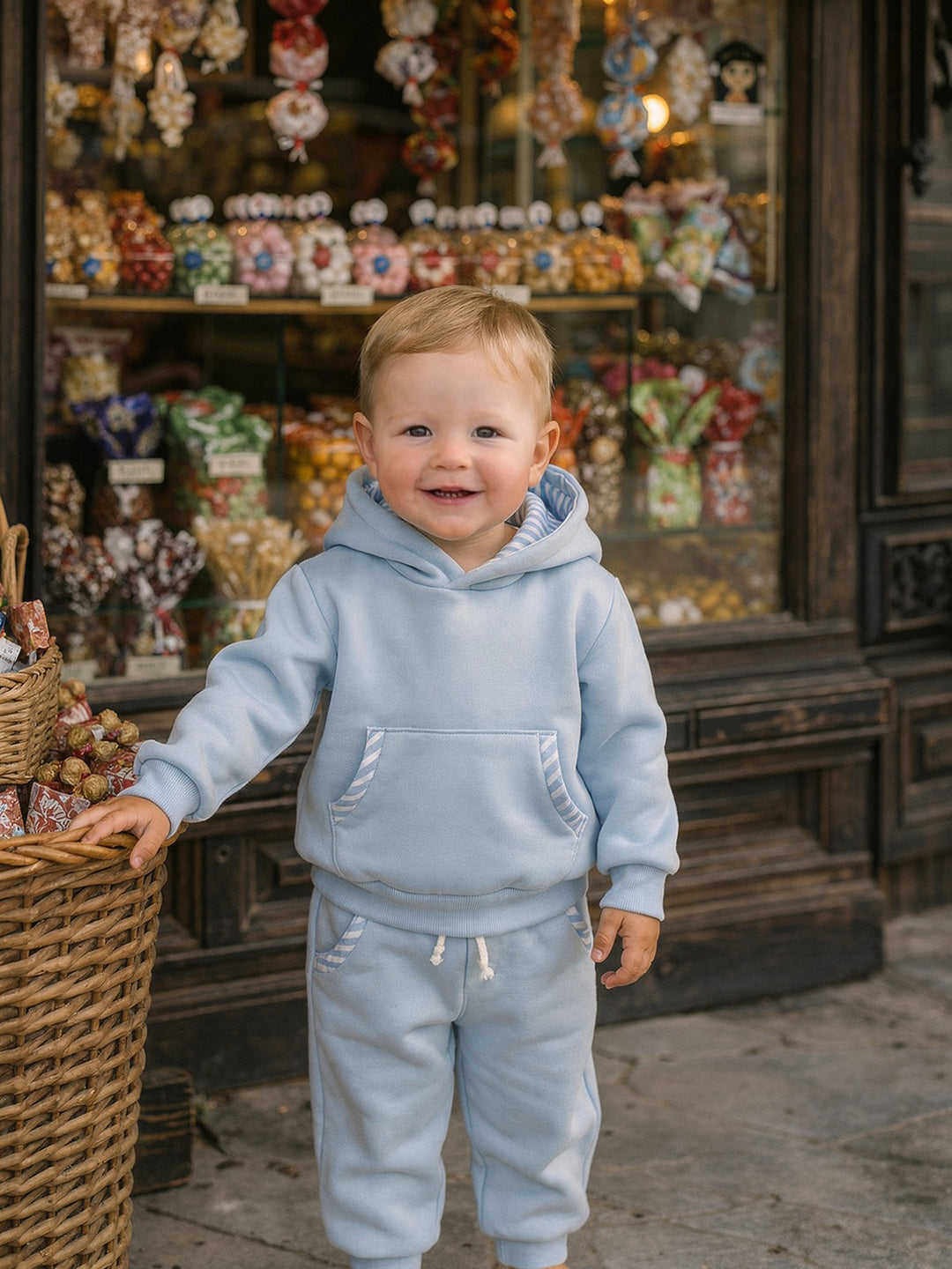 Little Hopper Hoodie - Blue
