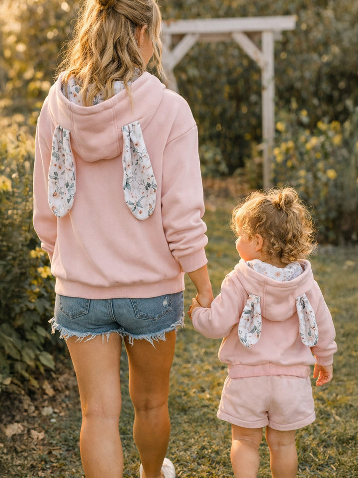 Hopper Hoodie For Mama - Dusty Pink