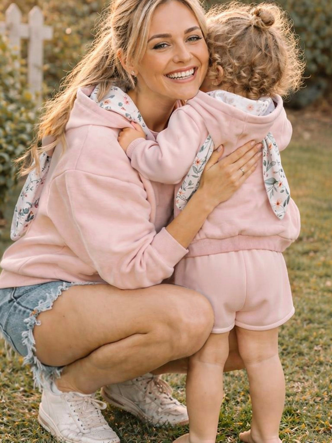 Hopper Hoodie For Mama - Dusty Pink