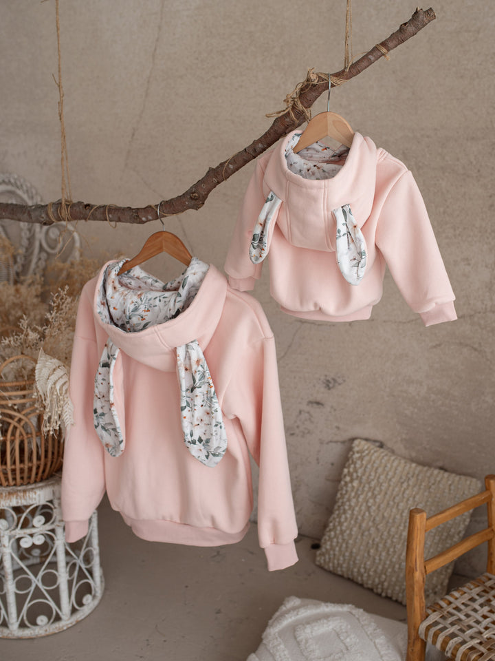 Hopper Hoodie For Mama - Dusty Pink