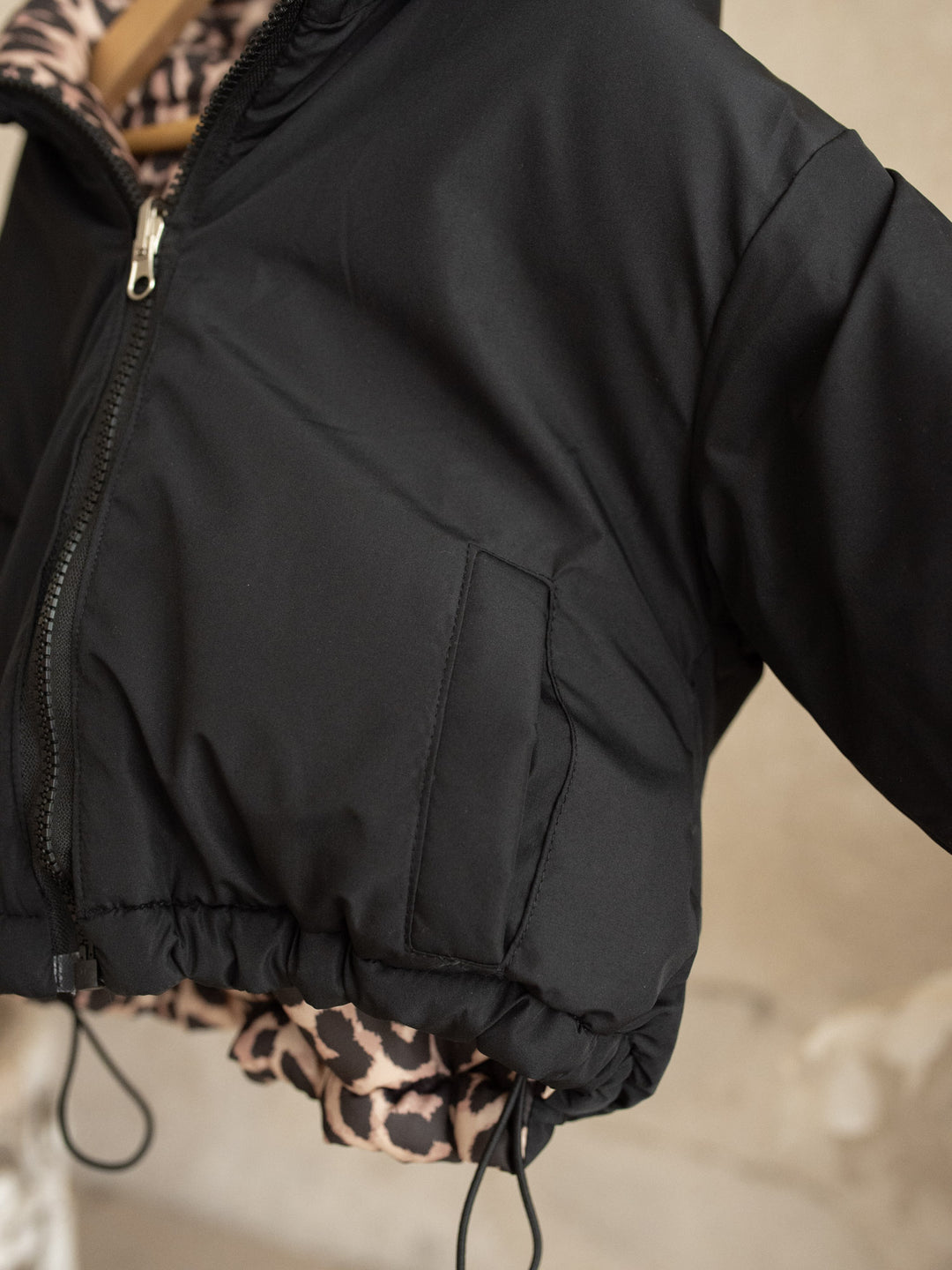 Little Leopard Reversible Puffer Jacket