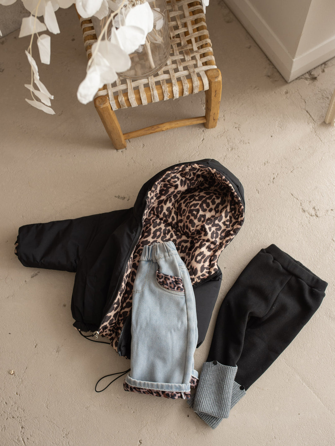 Mae Fleece-lined Leggings - Black