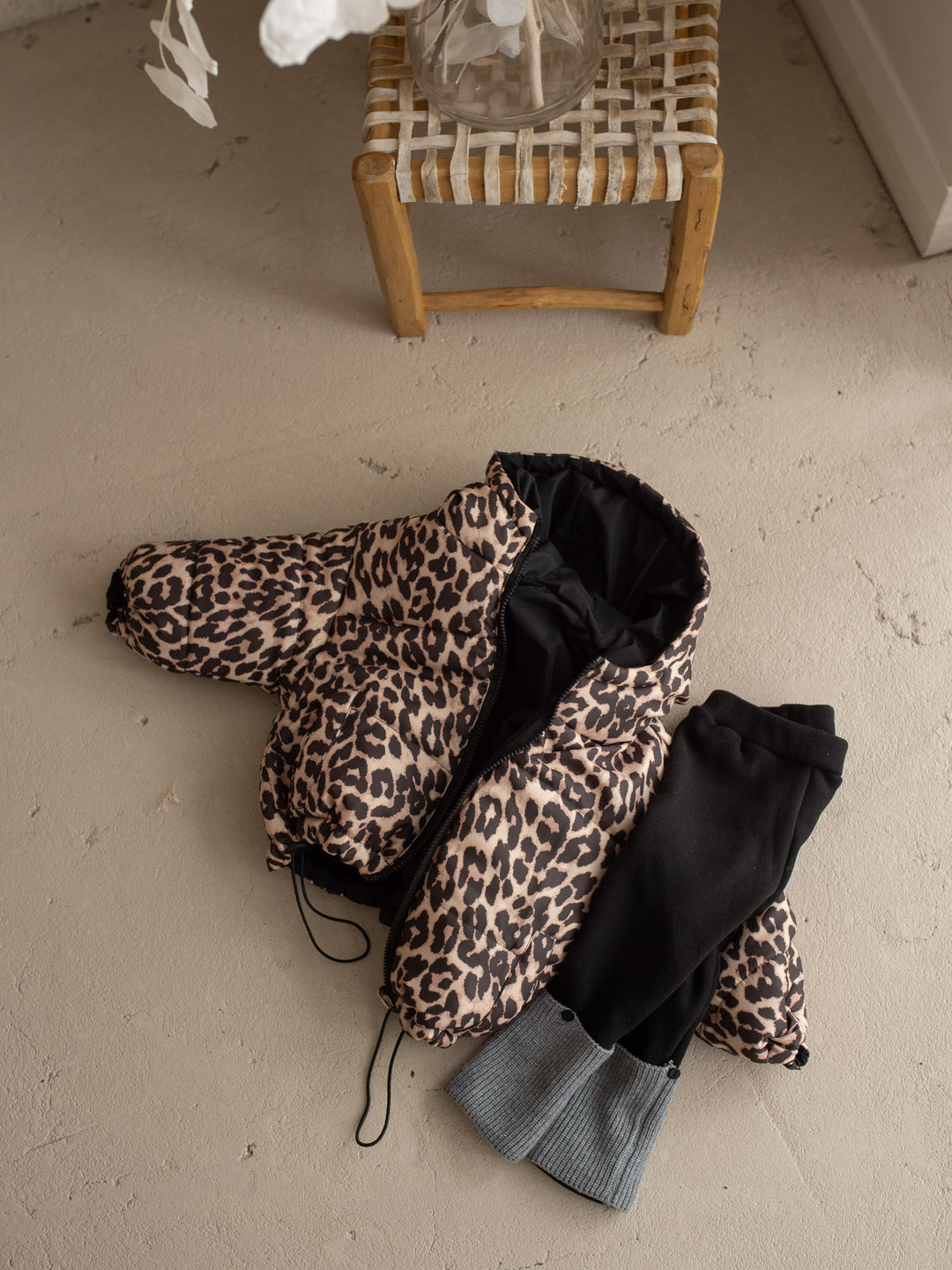 Little Leopard Reversible Puffer Jacket