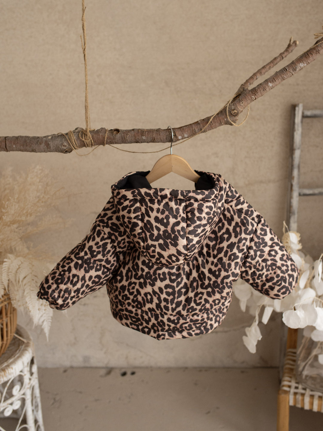 Little Leopard Reversible Puffer Jacket