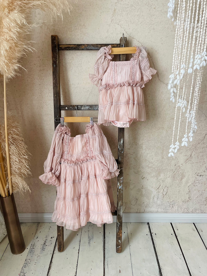 Love n Joy Dress - Dusty Pink