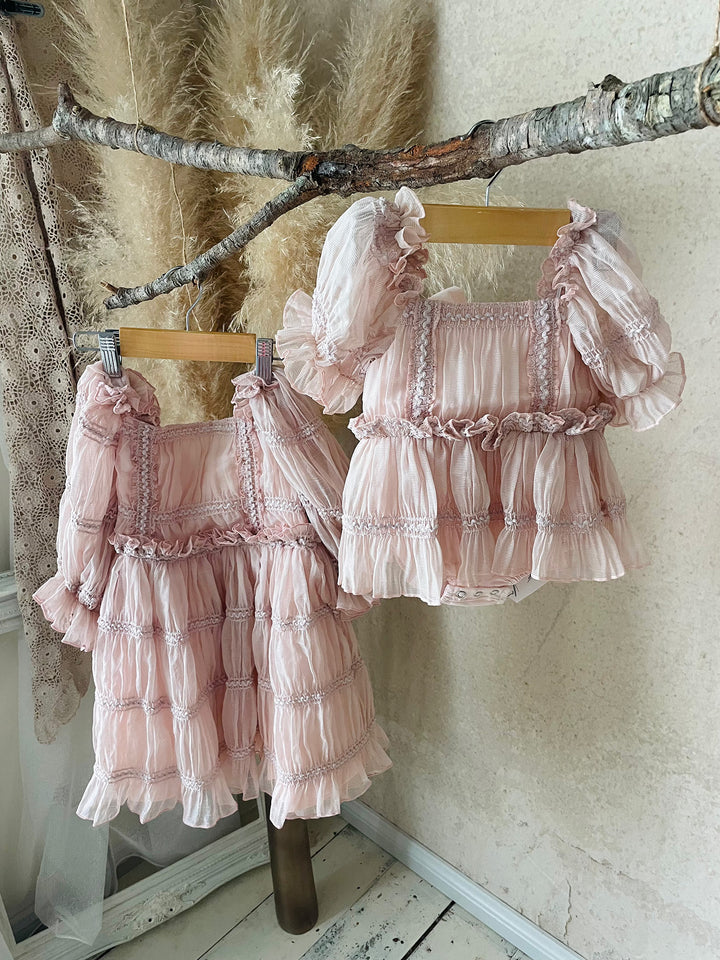 Love n Joy Dress - Dusty Pink