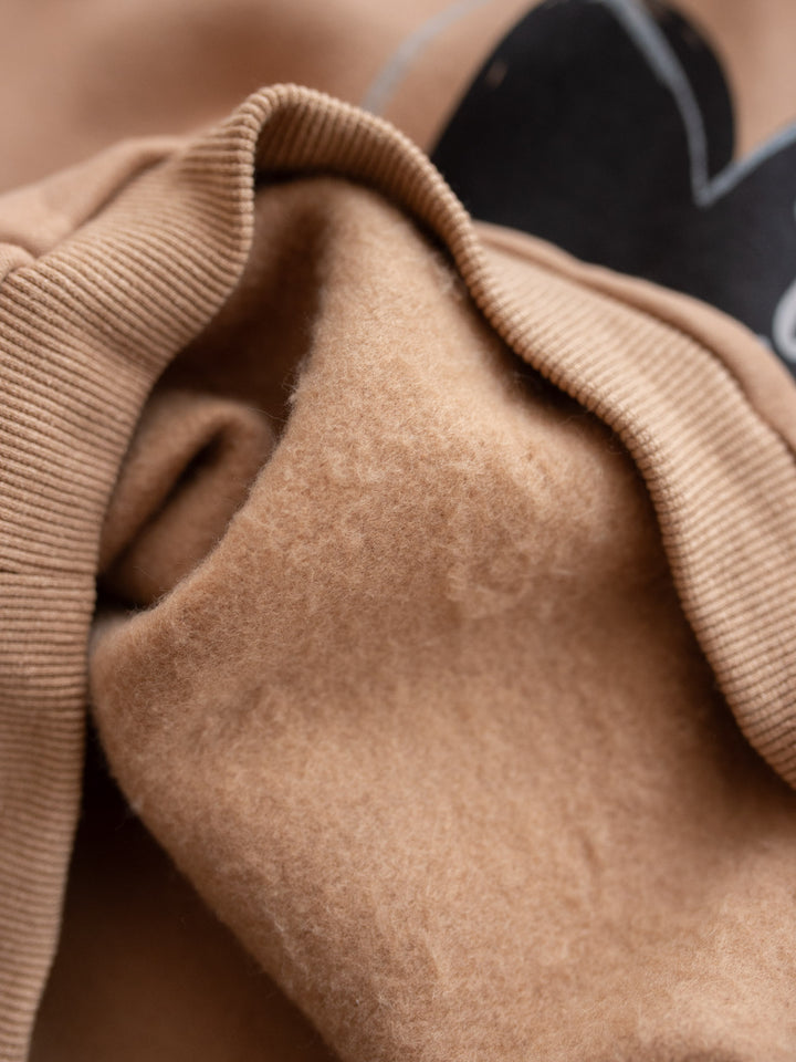 I Love You More - Love Hoodie - Mocha