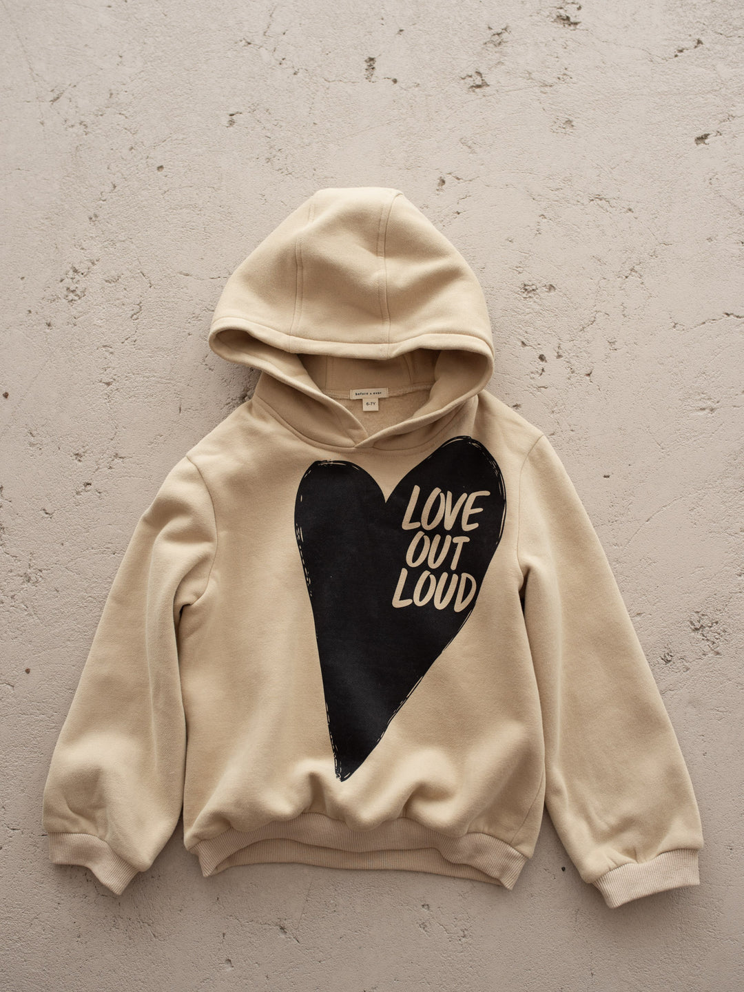 Love Out Loud Hoodie - Beige