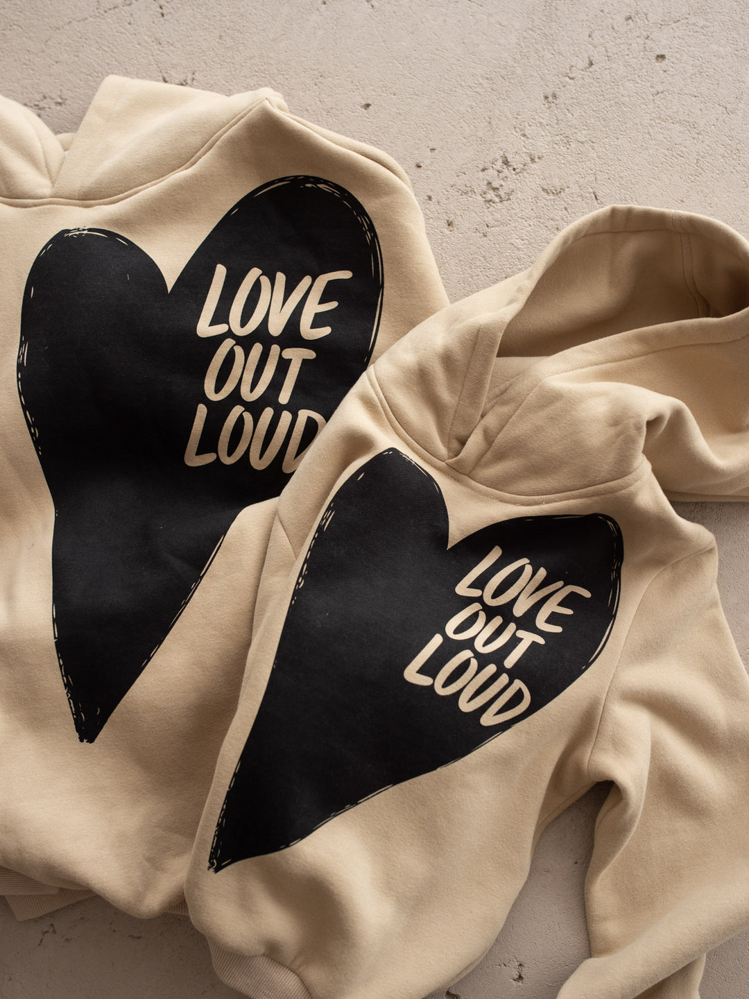 Love Out Loud Hoodie - Unisex Adult - Beige