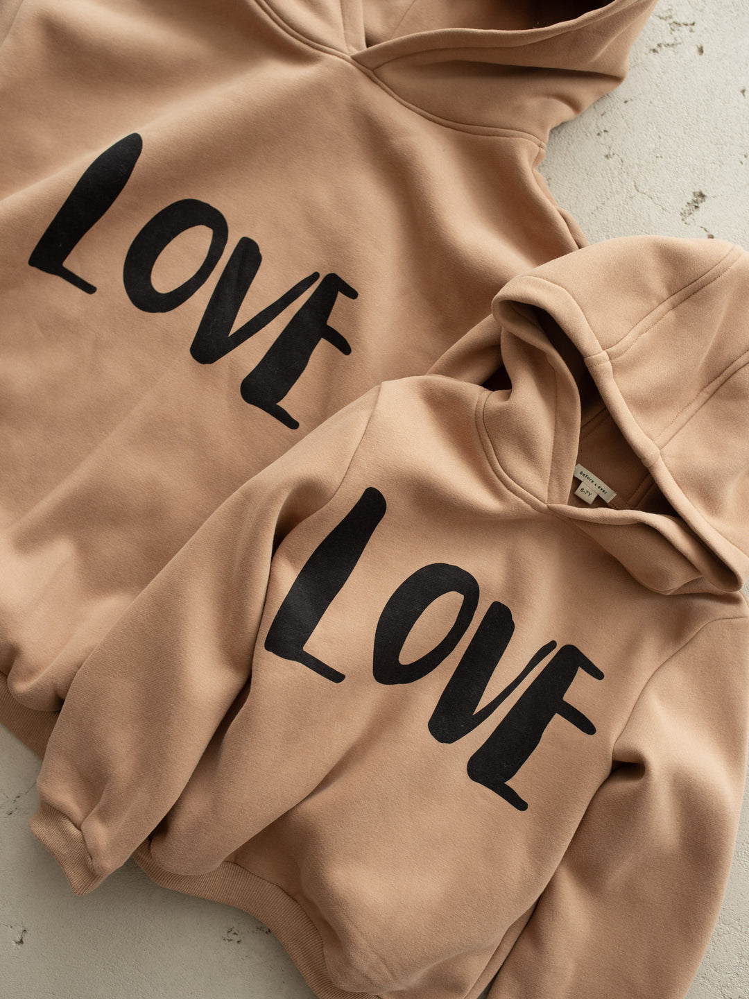I Love You More - Love Hoodie - Mocha