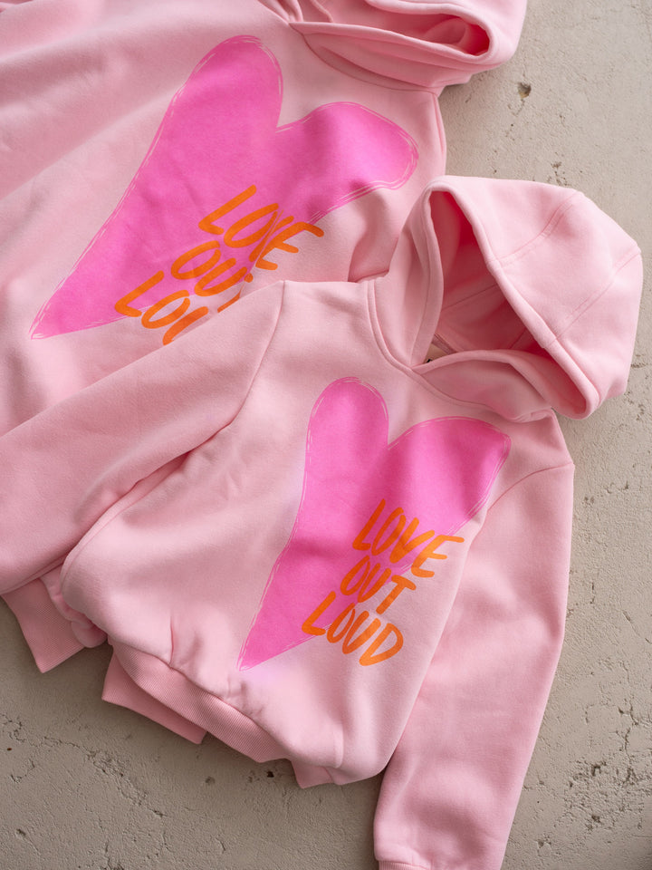 Love Out Loud Hoodie - For Mama - Pink