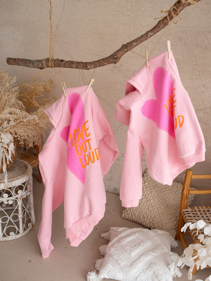 Love Out Loud Hoodie - For Mama - Pink