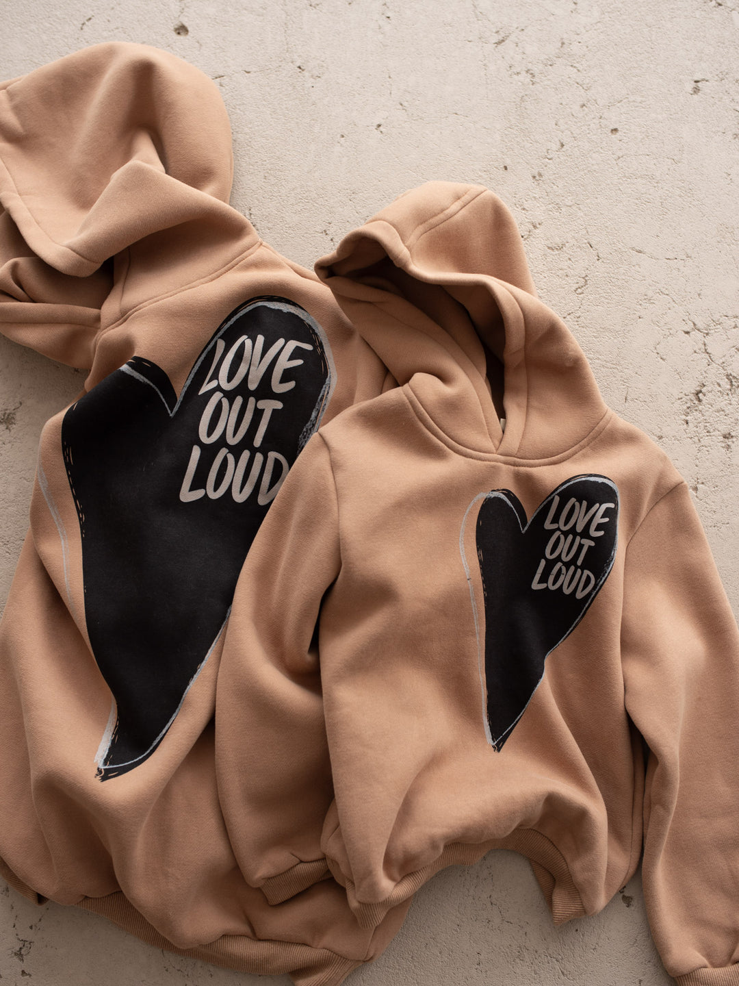 Love Out Loud Hoodie - Unisex Adult - Mocha