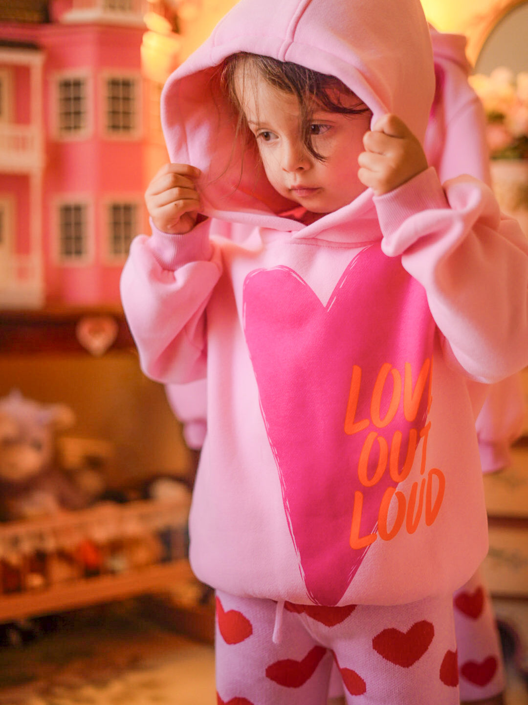 Love Out Loud Hoodie - Pink