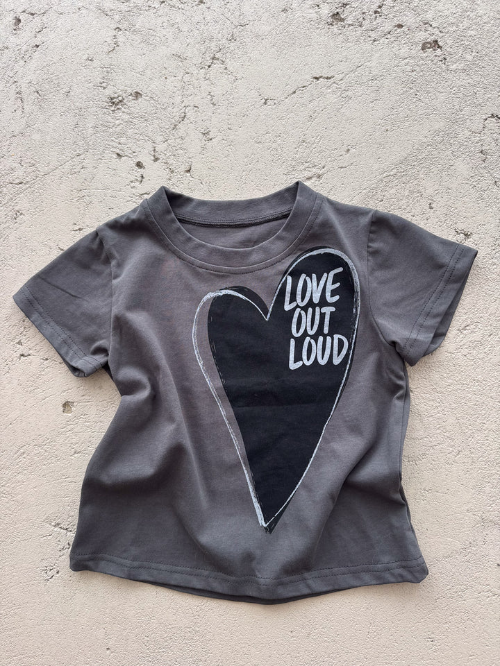 Love Out Loud Tee - Grey